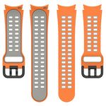 Two-Color Breathable Silicone Watch Band, For Samsung  Galaxy Watch 4 Classic 42mm