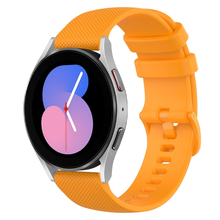 20mm Checkered Silicone Watch Band, For Samsung Galaxy Watch 5  40mm