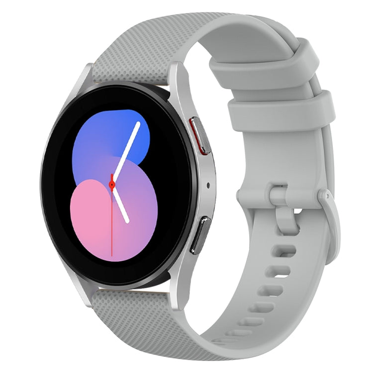 20mm Checkered Silicone Watch Band, For Samsung Galaxy Watch 5  40mm