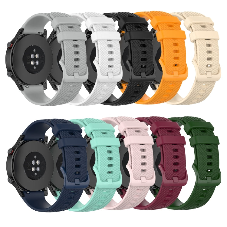 20mm Checkered Silicone Watch Band, For Samsung Galaxy Watch 5  40mm