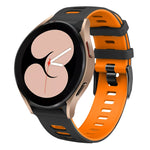 20mm Two-color Silicone Watch Band, For Samsung Galaxy Watch 5  40mm