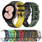 20mm Two-color Silicone Watch Band, For Samsung Galaxy Watch 5  40mm