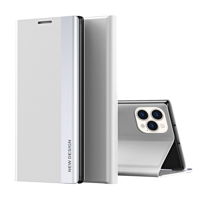 Side Electroplated Adsorption Leather Phone Case, For iPhone 16 Pro, For iPhone 16 Plus, For iPhone 16, For iPhone 15 Pro Max, For iPhone 15 Pro, For iPhone 15 Plus
