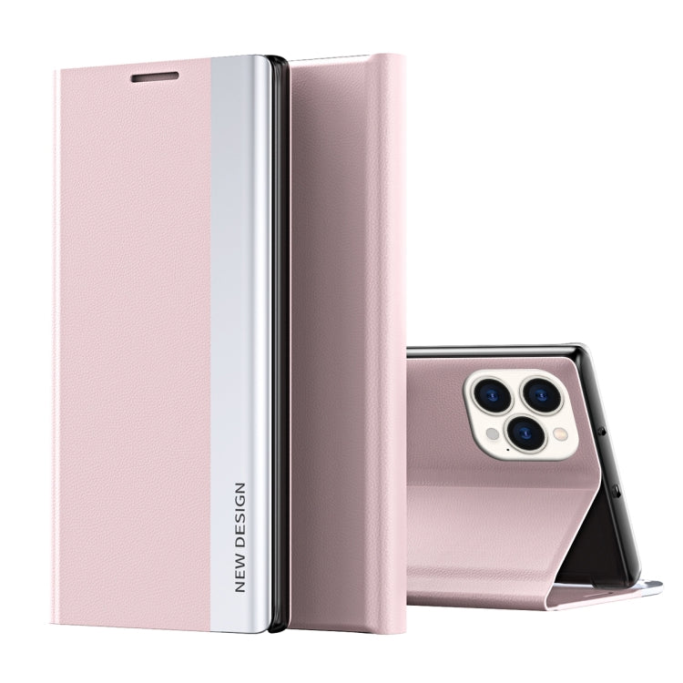 Side Electroplated Adsorption Leather Phone Case, For iPhone 16 Pro, For iPhone 16 Plus, For iPhone 16, For iPhone 15 Pro Max, For iPhone 15 Pro, For iPhone 15 Plus