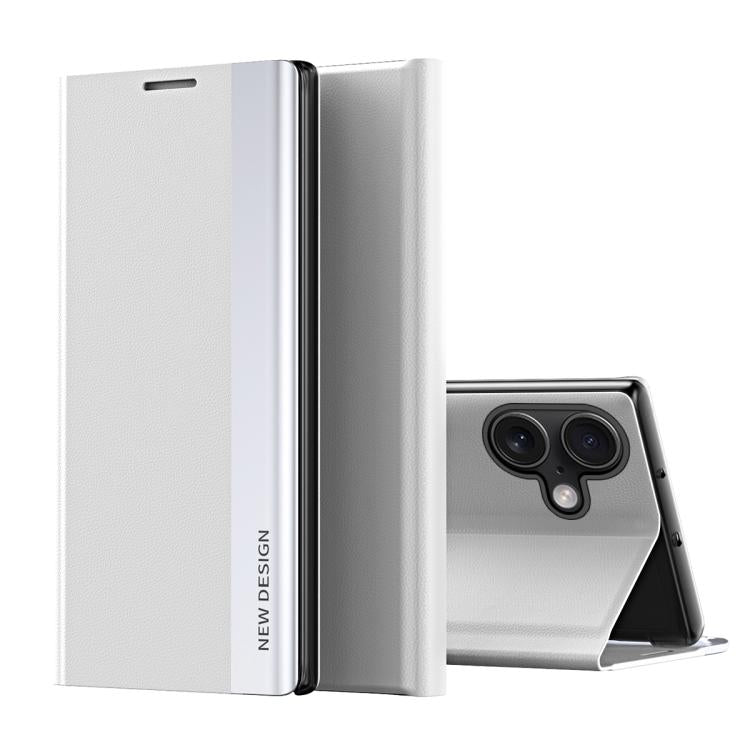 Side Electroplated Adsorption Leather Phone Case, For iPhone 17e / 16e, For iPhone 17 Pro Max, For iPhone 17 Pro, For iPhone 17, For iPhone Air, For iPhone 16 Pro Max