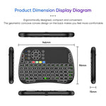 M9 Mini Wireless Keyboard Remote Control Mouse Keyboard Combo Support Touchpad Voice
