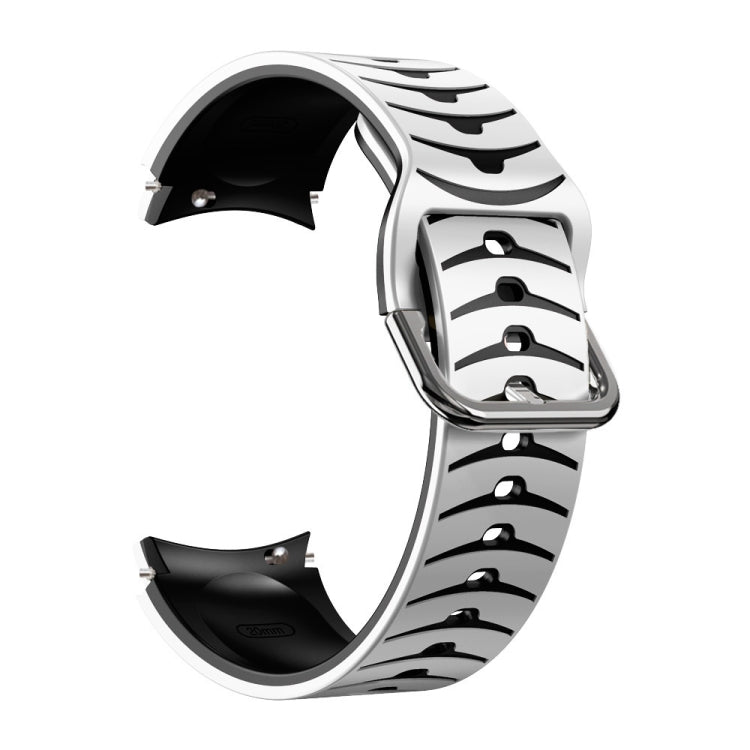 Curved Texture Silicone Watch Band, For Samsung Galaxy Watch 6 Classic 43mm, For Samsung Galaxy watch 5 Pro Golf Edition, For Samsung Galaxy watch 5 Golf Edition