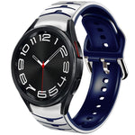 Curved Texture Silicone Watch Band, For Samsung Galaxy Watch 6 Classic 43mm, For Samsung Galaxy watch 5 Pro Golf Edition, For Samsung Galaxy watch 5 Golf Edition