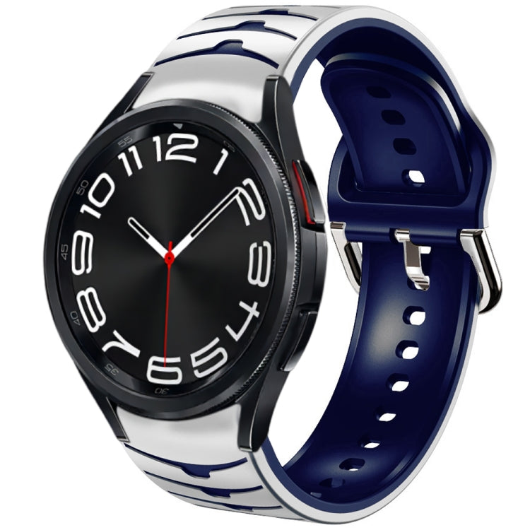 Curved Texture Silicone Watch Band, For Samsung Galaxy Watch 6 Classic 43mm, For Samsung Galaxy watch 5 Pro Golf Edition, For Samsung Galaxy watch 5 Golf Edition