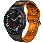 Curved Texture Silicone Watch Band, For Samsung Galaxy Watch 6 Classic 43mm, For Samsung Galaxy watch 5 Pro Golf Edition, For Samsung Galaxy watch 5 Golf Edition