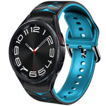 Curved Texture Silicone Watch Band, For Samsung Galaxy Watch 6 Classic 43mm, For Samsung Galaxy watch 5 Pro Golf Edition, For Samsung Galaxy watch 5 Golf Edition