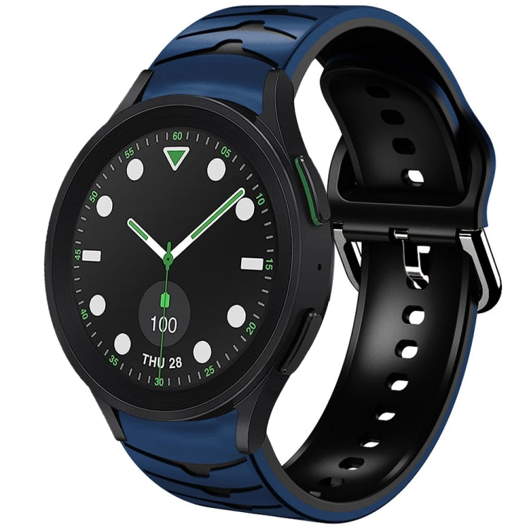 Curved Texture Silicone Watch Band, For Samsung Galaxy Watch 6 Classic 43mm, For Samsung Galaxy watch 5 Pro Golf Edition, For Samsung Galaxy watch 5 Golf Edition