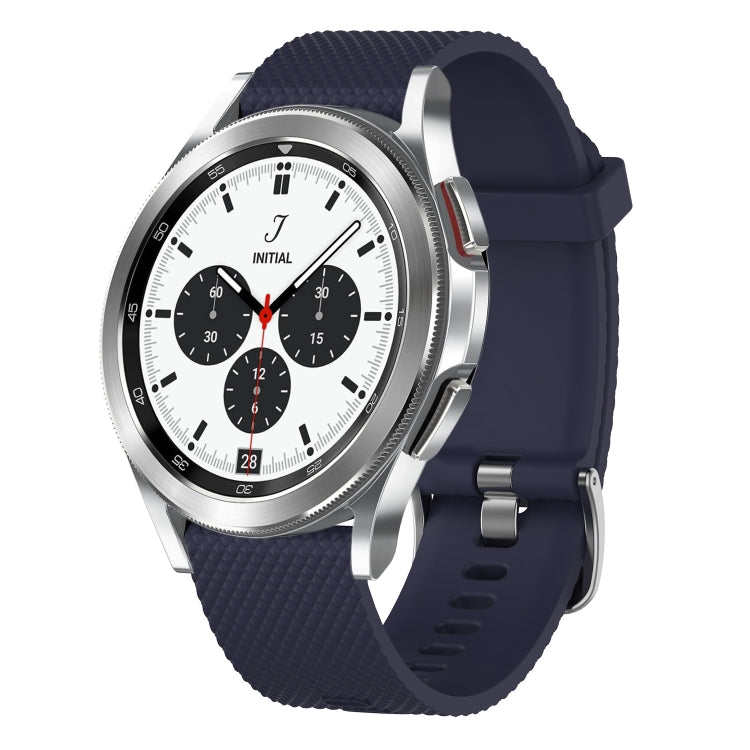 20mm Diamond Textured Silicone Watch Band, For Samsung  Galaxy Watch 4 Classic 42mm, For Samsung Galaxy Watch Active 2 44mm, For Samsung Galaxy Watch Active 2 40mm, For Samsung Galaxy Watch 42mm