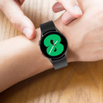 JUNSUNMAY Silicone Adjustable Strap + Full Coverage PMMA Screen Protector Kit, For Samsung Galaxy Watch6 Classic 47mm, For Samsung Galaxy Watch6 44mm, For Samsung Galaxy Watch6 40mm