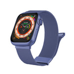 Milan Double Magnetic Steel Mesh Watch Band, For Apple Watch Ultra 49mm, For Apple Watch 8 41mm, For Apple Watch 8 45mm, For Apple Watch SE 2022 40mm, For Apple Watch SE 2022 44mm, For Apple Watch 7 41mm