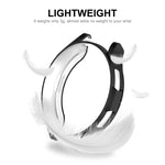 ENKAY Hat-Prince Electroplated Soft TPU Case + 0.2mm 9H Glass Screen Protector, For Samsung Galaxy Watch6 Classic 47mm, For Samsung Galaxy Watch6 Classic 43mm