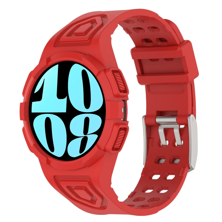 TPU Integrated Silicone Watch Band, For Samsung Galaxy Watch6 44mm, For Samsung Galaxy Watch6 40mm