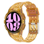 TPU Integrated Silicone Watch Band, For Samsung Galaxy Watch6 44mm, For Samsung Galaxy Watch6 40mm