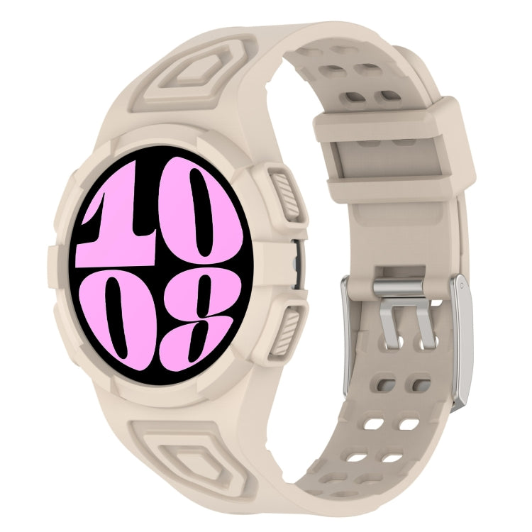 TPU Integrated Silicone Watch Band, For Samsung Galaxy Watch6 44mm, For Samsung Galaxy Watch6 40mm