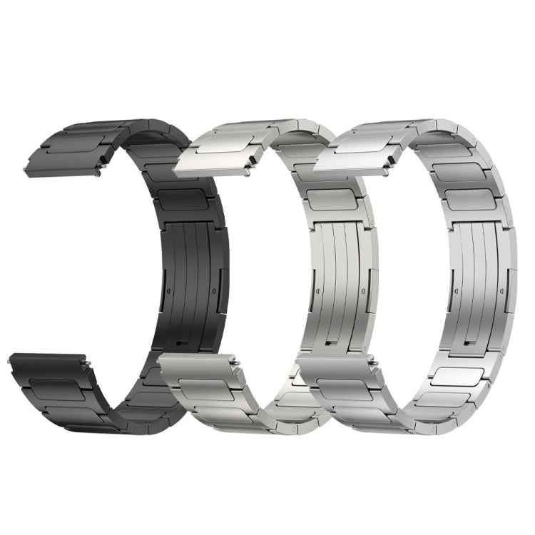 22mm I-Shaped Titanium Alloy Watch Band, For Samsung Galaxy Watch3 45mm, For Samsung Gear S3 Classic, For Samsung Gear S3 Frontier