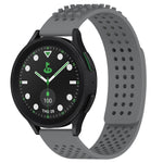 20mm Holes Breathable 3D Dots Silicone Watch Band, For Samsung Galaxy Watch 6 Classic 43mm, For Samsung Galaxy watch 5 Pro Golf Edition, For Samsung Galaxy watch 5 Golf Edition