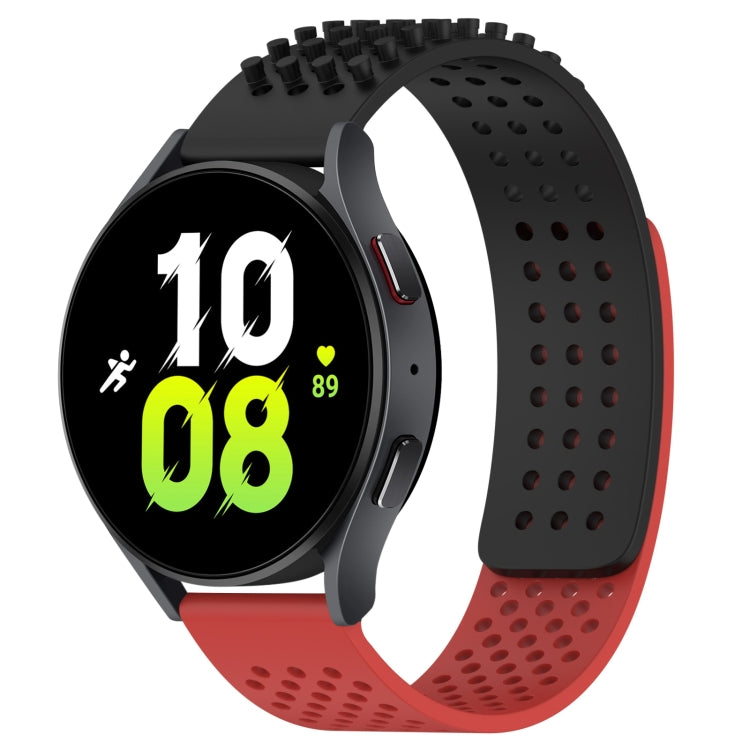 20mm Holes Breathable 3D Dots Silicone Watch Band, For Samsung Galaxy Watch 5  44mm, For Samsung Galaxy Watch 5 Pro  45mm, For Samsung Galaxy Watch 5  40mm