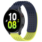 20mm Holes Breathable 3D Dots Silicone Watch Band, For Samsung Galaxy Watch 5  44mm, For Samsung Galaxy Watch 5 Pro  45mm, For Samsung Galaxy Watch 5  40mm