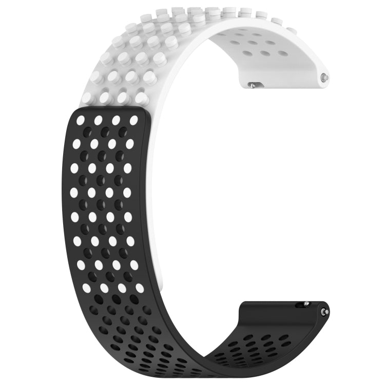 20mm Holes Breathable 3D Dots Silicone Watch Band, For Samsung  Galaxy Watch 4 Classic 42mm, For Samsung Galaxy Watch Active 2 44mm, For Samsung Galaxy Watch Active 2 40mm
