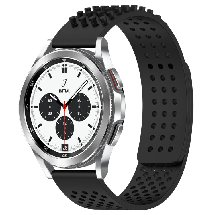 20mm Holes Breathable 3D Dots Silicone Watch Band, For Samsung  Galaxy Watch 4 Classic 42mm, For Samsung Galaxy Watch Active 2 44mm, For Samsung Galaxy Watch Active 2 40mm