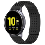 20mm Holes Breathable 3D Dots Silicone Watch Band, For Samsung  Galaxy Watch 4 Classic 42mm, For Samsung Galaxy Watch Active 2 44mm, For Samsung Galaxy Watch Active 2 40mm