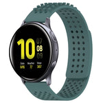 20mm Holes Breathable 3D Dots Silicone Watch Band, For Samsung  Galaxy Watch 4 Classic 42mm, For Samsung Galaxy Watch Active 2 44mm, For Samsung Galaxy Watch Active 2 40mm