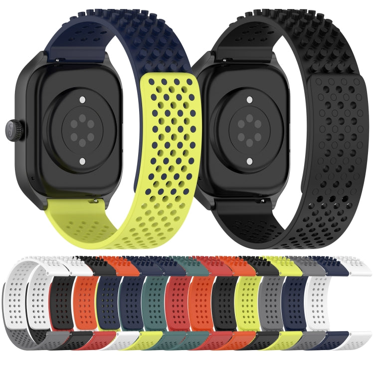 20mm Holes Breathable 3D Dots Silicone Watch Band, For Samsung  Galaxy Watch 4 Classic 42mm, For Samsung Galaxy Watch Active 2 44mm, For Samsung Galaxy Watch Active 2 40mm