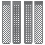 20mm Holes Breathable 3D Dots Silicone Watch Band, For Samsung Galaxy Watch 4 44mm, For Samsung Galaxy Watch 4 40mm, For Samsung  Galaxy Watch 4 Classic 46mm