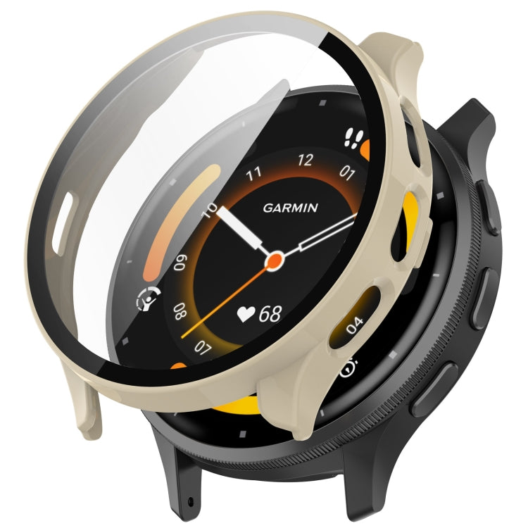 PC + Tempered Film Integrated Watch Protective Case, For Garmin Venu 3