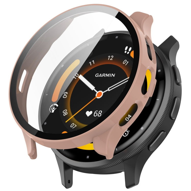 PC + Tempered Film Integrated Watch Protective Case, For Garmin Venu 3