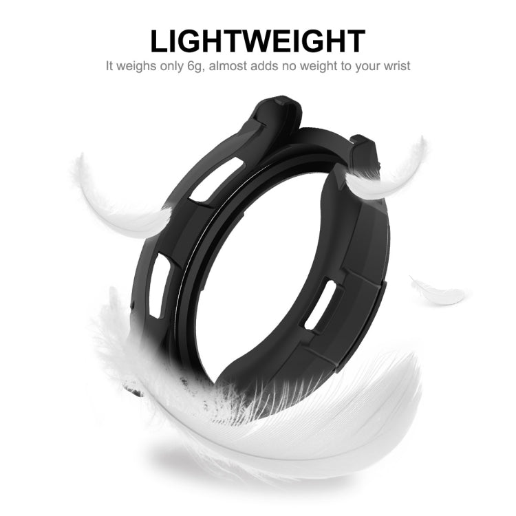 ENKAY Hat-Prince 2 in 1 TPU Armor Watch Case + 0.2mm 9H Tempered Glass Screen Protector, For Samsung Galaxy Watch6 Classic 47mm, For Samsung Galaxy Watch6 Classic 43mm