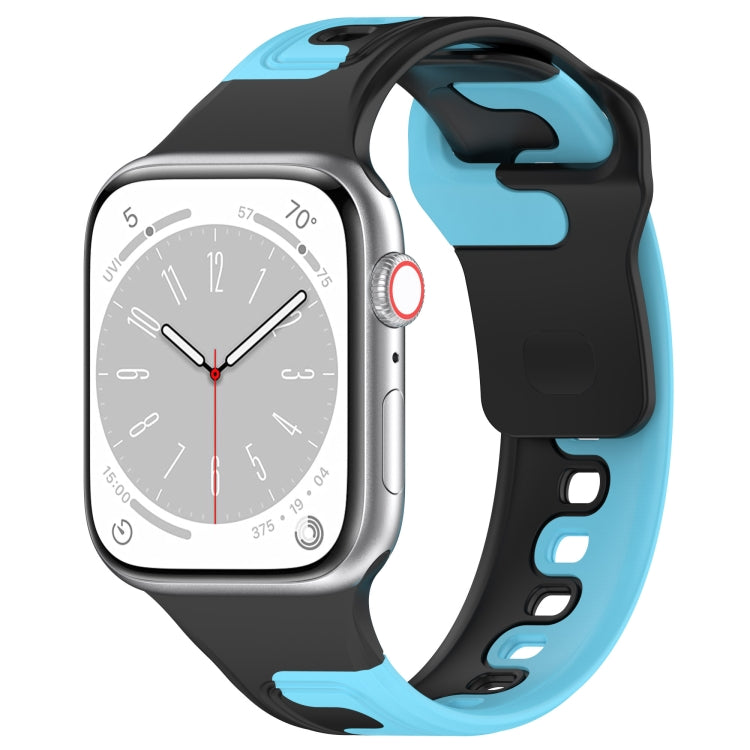 Double Color Silicone Watch Band, For Apple Watch 42mm, For Apple Watch 38mm