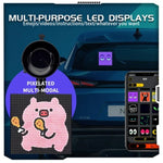 P64L Auto-Heckscheiben-Lauftext LED-Matrix-Panel DIY Textmuster Ausdrucksbildschirm, P64L