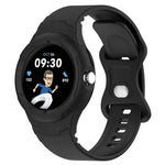 Leather Texture Silicone Integrated Watch Band, For Goolge  Pixel Watch 2