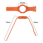 Leather Texture Silicone Integrated Watch Band, For Goolge  Pixel Watch 2