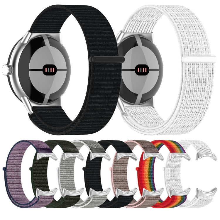 Nylon Braided Watch Band, For Google Pixel Watch 4 / 3 / 2 / 1 41mm