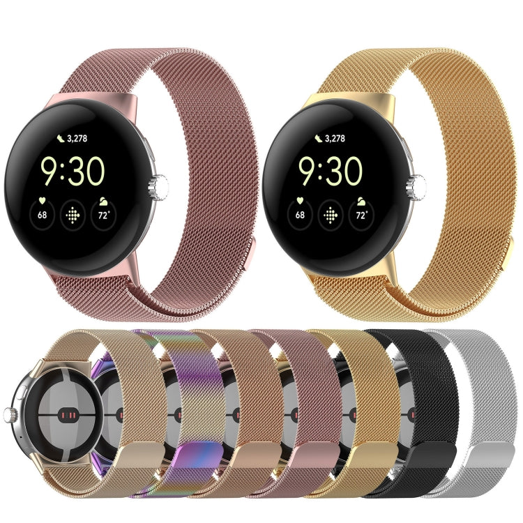 Milan Magnetic Steel Mesh Watch Band, For Google Pixel Watch 2