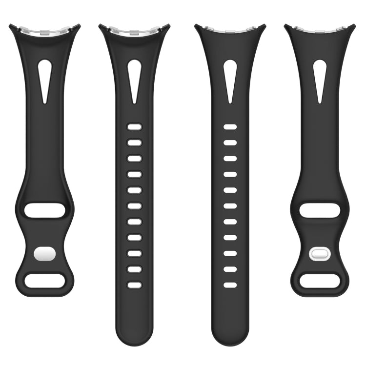 Small Waist Butterfly Buckle Silicone Watch Band, For Google Pixel Watch 4 / 3 / 2 / 1 41mm