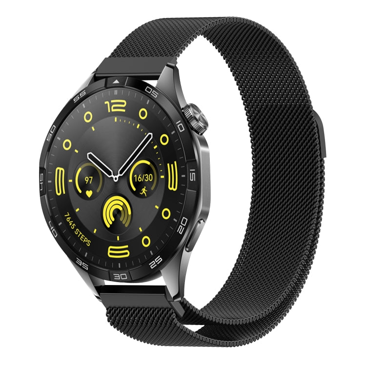 Milan Magnetic Steel Mesh Watch Band, For Huawei Watch GT4 46mm, For Huawei Watch GT4 41mm