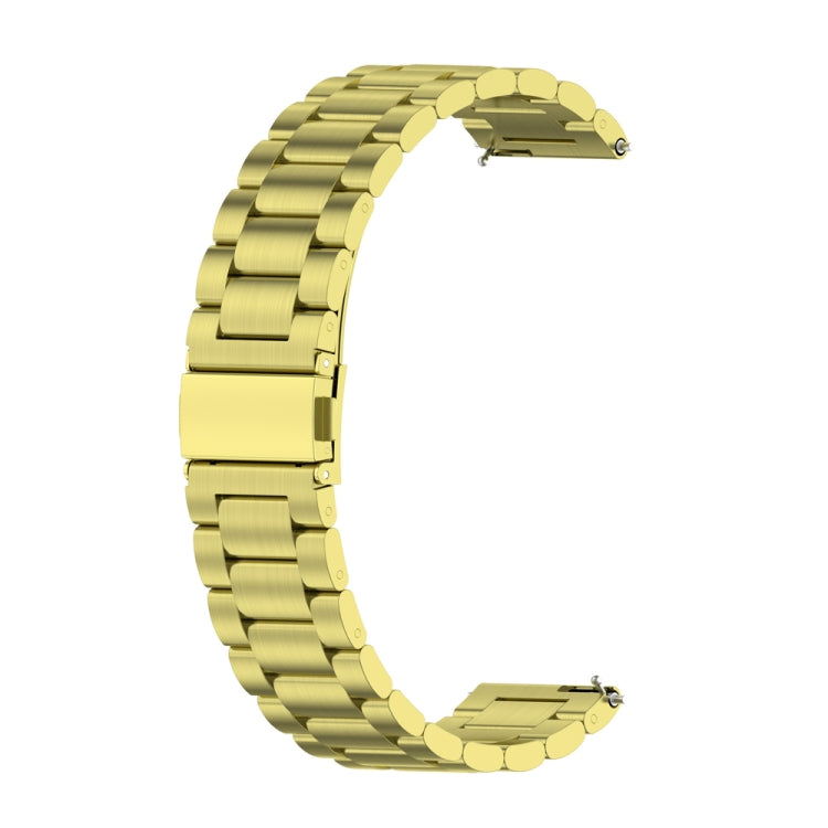 Three Bead Stainless Steel Metal Watch Band, For Huawei Watch GT4 46mm