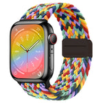 Nylon Woven Magnetic Fold Buckle Watch Band, For Apple Watch Series 3 38mm, For  Apple Watch Series 3 42mm
