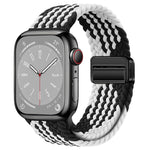 Nylon Woven Magnetic Fold Buckle Watch Band, For Apple Watch Series 3 38mm, For  Apple Watch Series 3 42mm