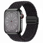 Nylon Woven Magnetic Fold Buckle Watch Band, For Apple Watch Series 3 38mm, For  Apple Watch Series 3 42mm