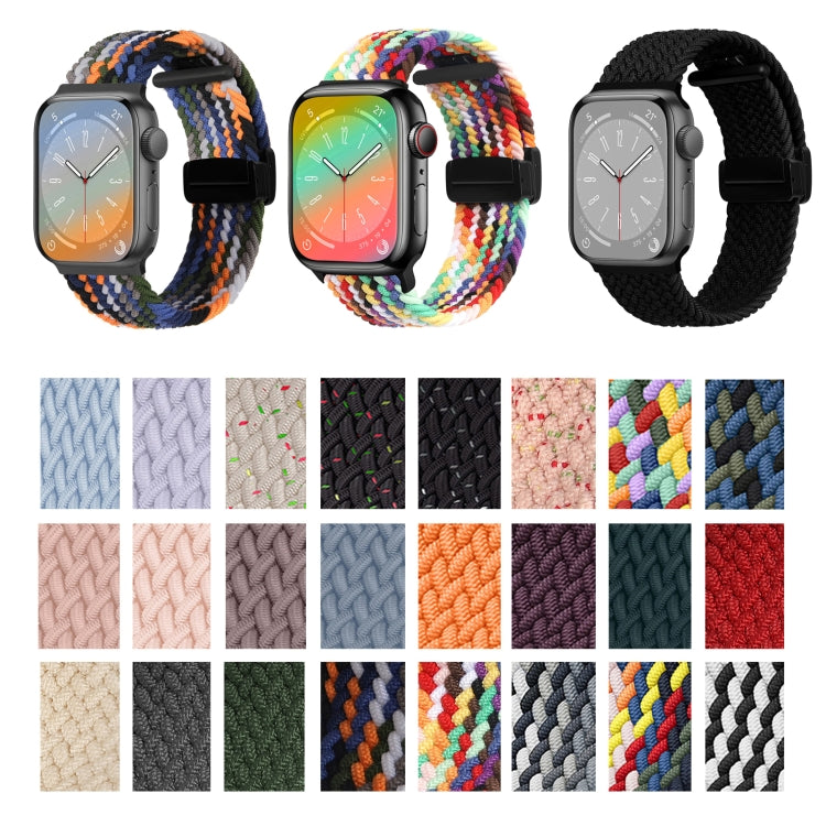 Nylon Woven Magnetic Fold Buckle Watch Band, For Apple Watch Series 3 38mm, For  Apple Watch Series 3 42mm