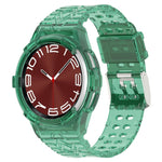 Glacier TPU Integrated Watch Band, For Samsung Galaxy Watch6 Classic 47mm  R960, For Samsung Galaxy Watch6 Classic 43mm  R950